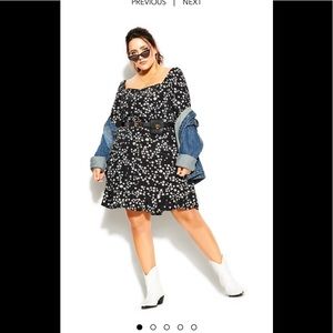 City Chic Plus Size XL (size 22) Miss Daisy Dress